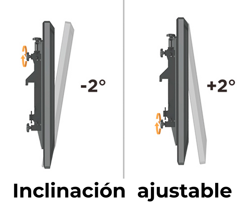 SOPORTE DE TECHO PARA VIDEOWALL DE 4 PANTALLAS 45 a 55 Pulg