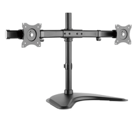Rack Soporte con Base de Escritorio para 2 Monitores 13 a 27 Pulg