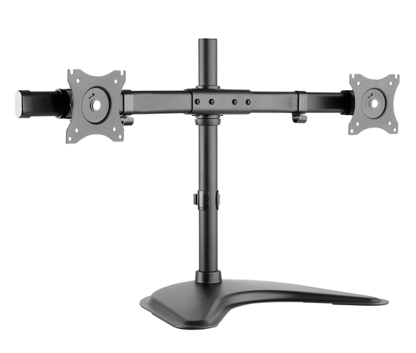 Rack Soporte con Base de Escritorio para 2 Monitores 13 a 27 Pulg