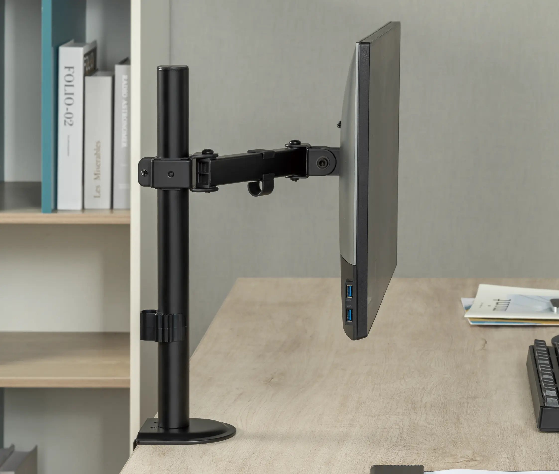Rack Soporte de Escritorio para 1 Monitor 17 a 32 Pulg