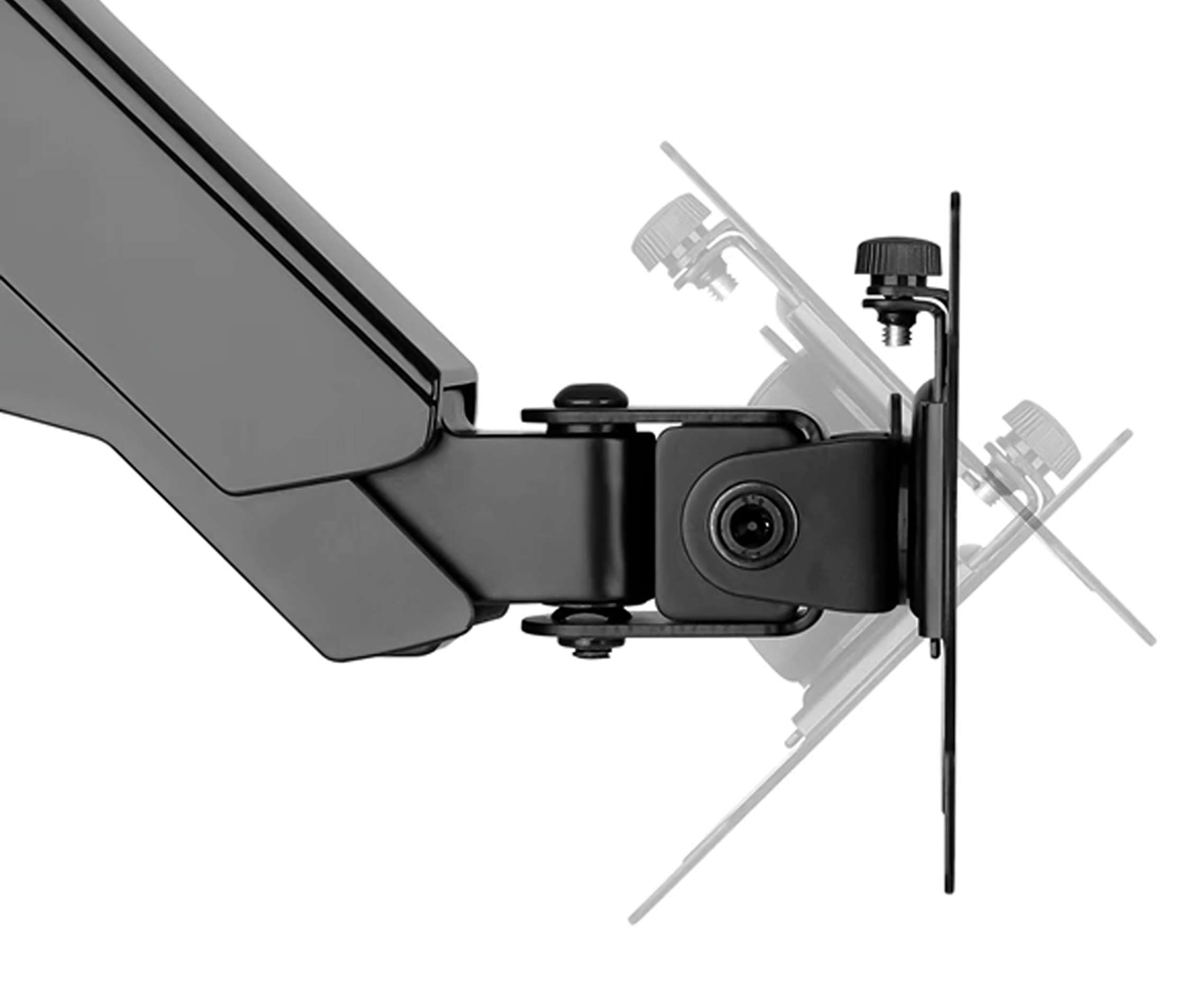 Rack Soporte Doble Brazo con Gas Spring de Escritorio de para 2 Monitores 17 a 32 Pulg