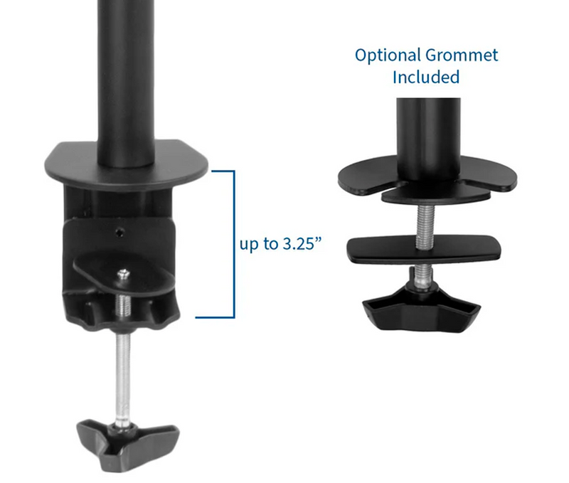 Rack Soporte Triple de Escritorio Para 3 Monitores de 13 A 32 Pulgadas