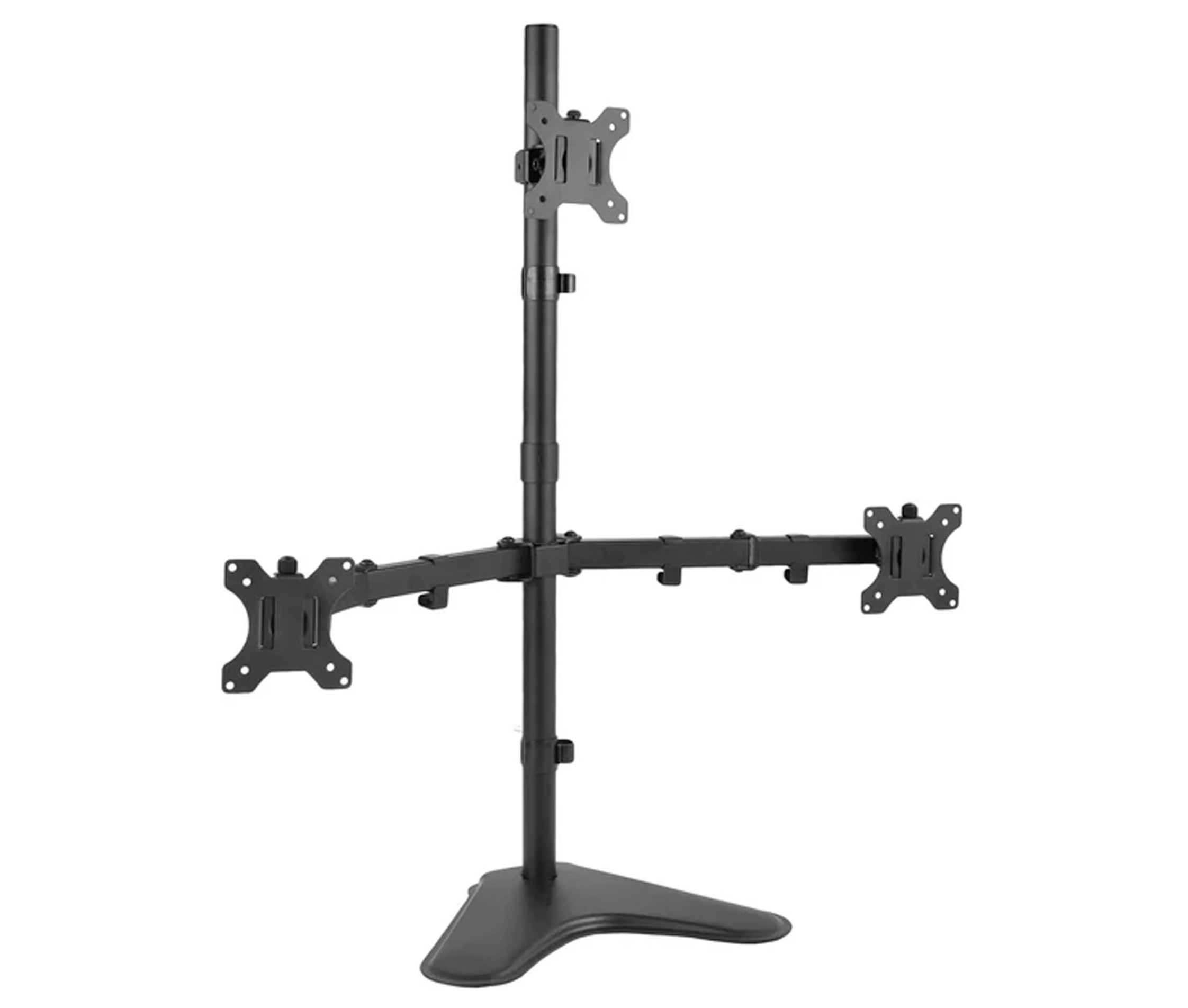 Rack Soporte con Base de Escritorio para 3 Monitores 13 a 32 Pulg
