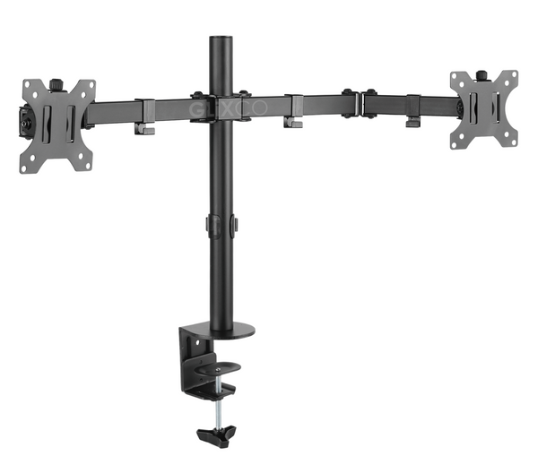 Rack Soporte Doble Brazo de Escritorio para 2 Monitores 13 a 32 pulg