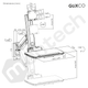 Estación de trabajo médico de pared para Monitor 17-49 Pulg