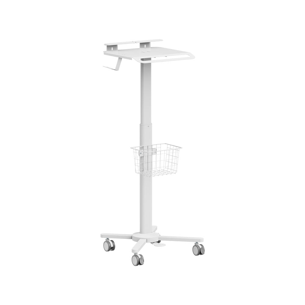Carro Médico  con Canasta y Soporte Antirrobo para Laptop