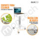 Carro Médico Multialmacén y Soporte Antirrobo para Laptop