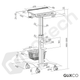 Carro Médico Multialmacén y Soporte Antirrobo para Laptop