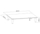 Soporte Mesa de Vidrio Templado para Monitor 13 a 32 Pulg / Medida 40x24 cm / Espesor 5mm / Carga 20 kg