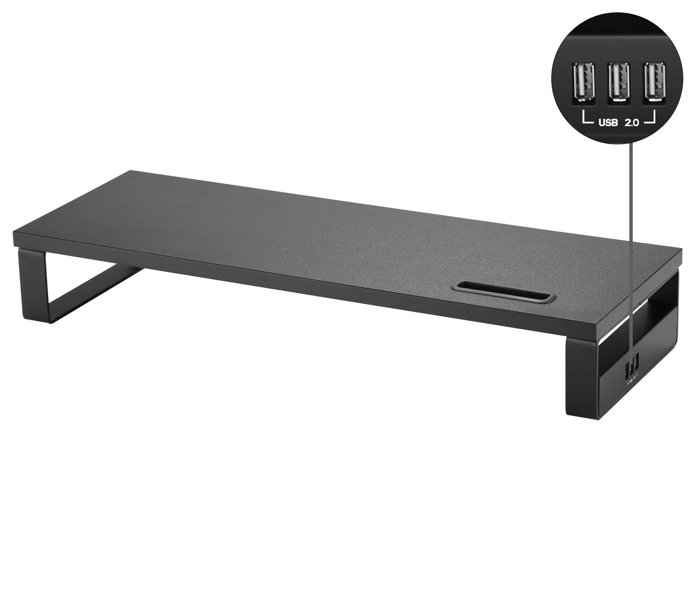 Base Sobre Mesa con Puerto USB para Monitor 13-32 Pulg