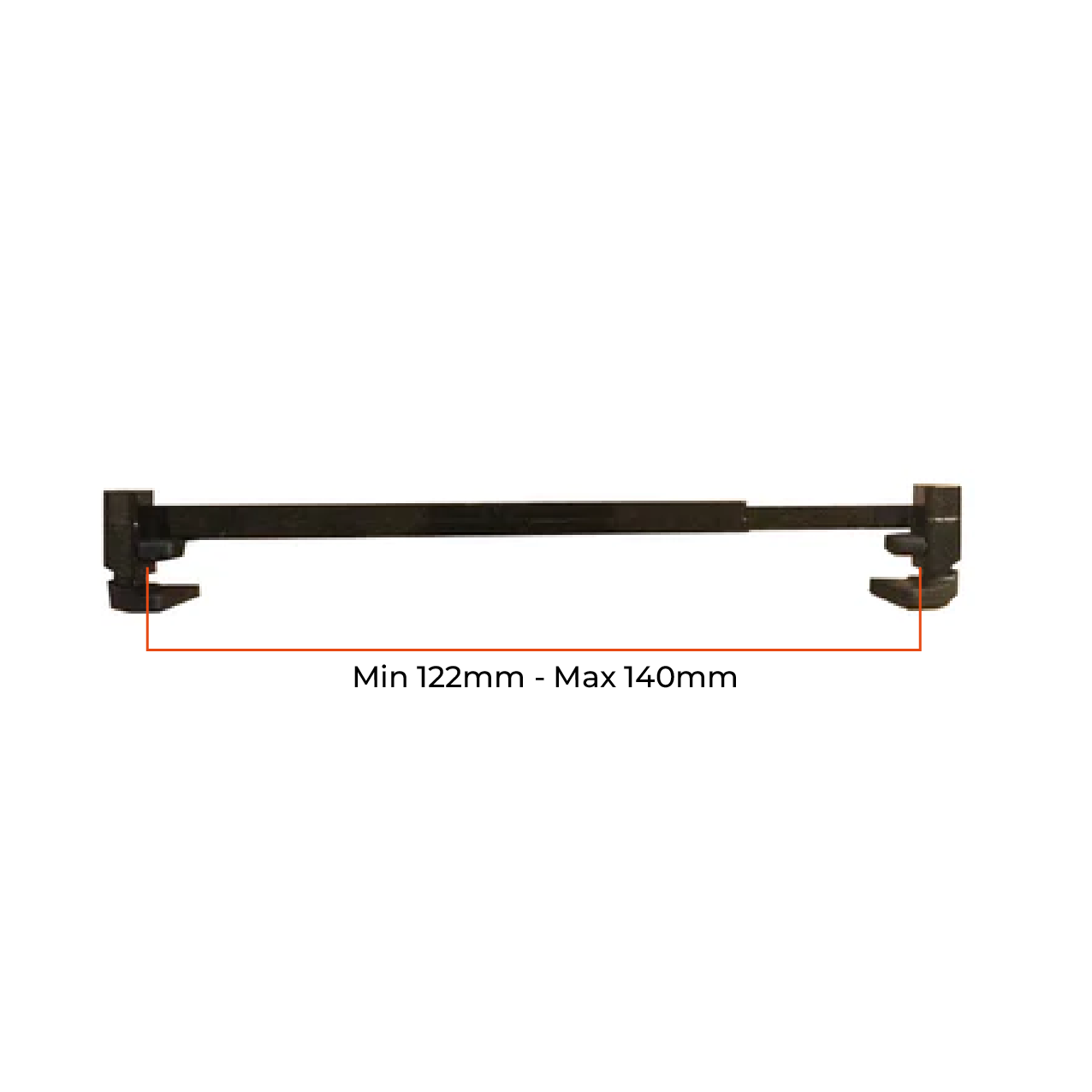 Abrazadera Metálica Antirrobo  para Tablet 7" - 10.5"