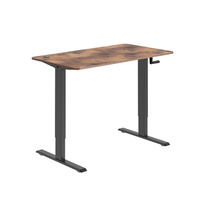 Escritorio con Altura Ajustable Manual / Tablero 120x60 cm / Espesor 15mm / Carga 70 kg