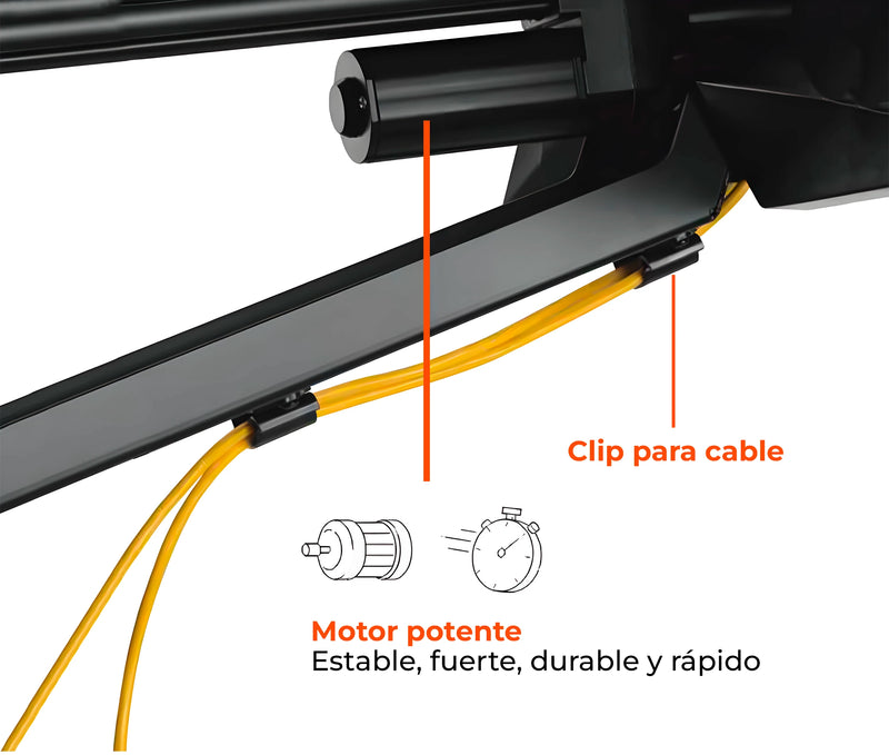 Rack Eléctrico con Control Remoto para TV 43 a 70 Pulg / VESA Max 600x400mm / Carga 35 kg