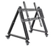 Soporte Rodante con Inclinación en Piso TV 32 a 70 Pulg / VESA Min 200x200mm & Max 400x400mm / Carga 75Kg