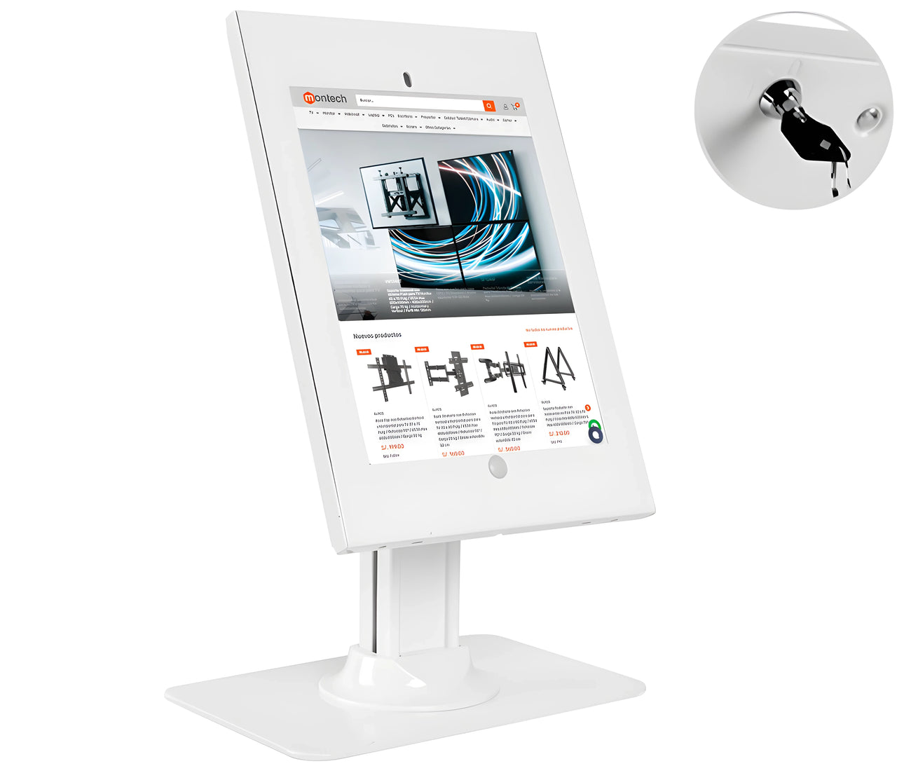 Soporte seguridad para Tablet iPad Pro 12.9 pulg - Escritorio