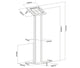 Quiosco Pedestal Antirrobo para Tablet iPad Pro (3ra GEN) de 12.9 Pulg