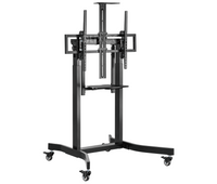 Pedestal Eléctrico Motorizado con Ruedas para TV de 55 a 100 Pulg / VESA Max 800x600mm / Carga 120 Kg