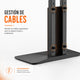 Base Pedestal Sobremesa para TV 32 a 77 Pulg / VESA Max 600x400mm / Carga 40 kg