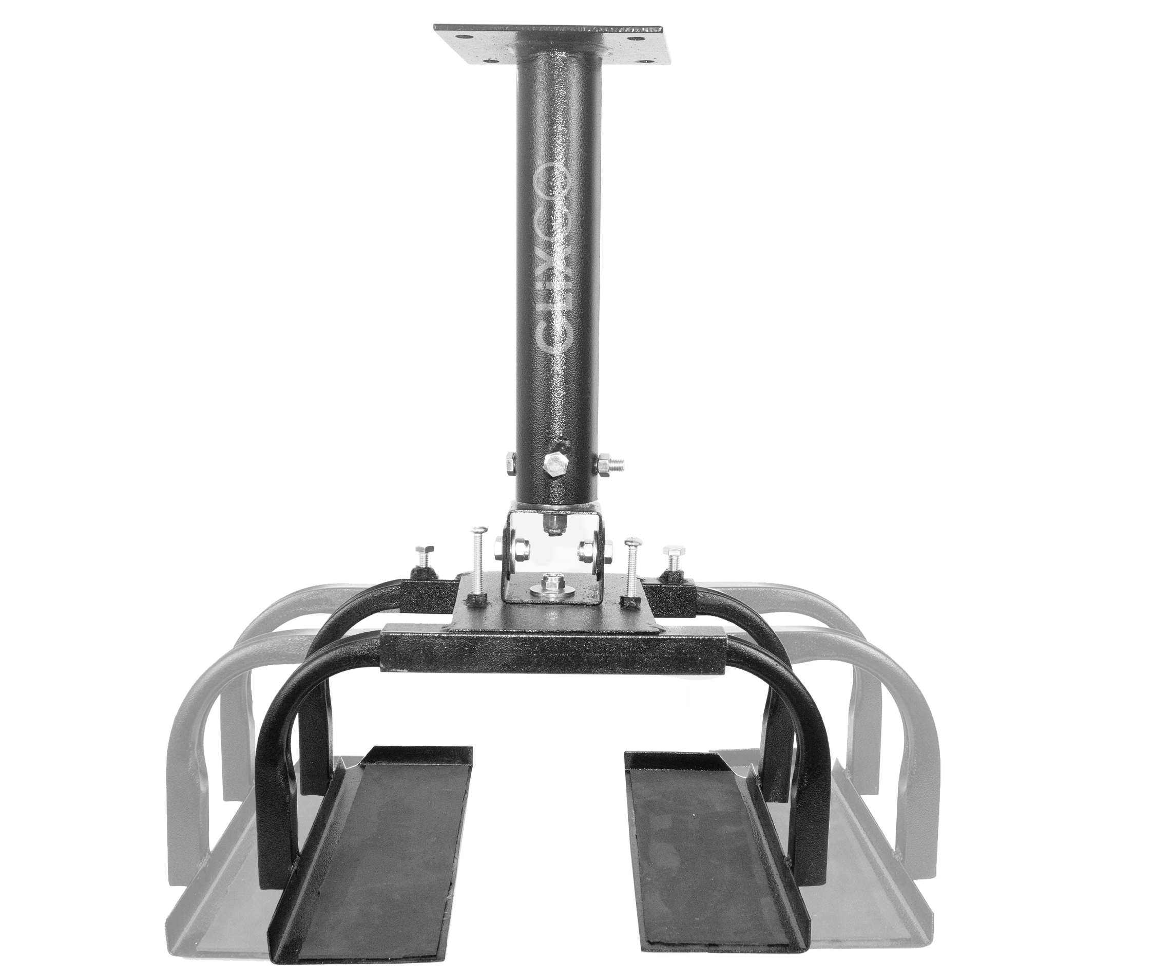 Soporte Techo para Proyector Tipo canastilla  Regulable / Altura Tubo 25.5 a 45 cm