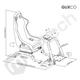 Butaca Simulador PLAYSEAT Cabina para vídeo juegos de carreras
