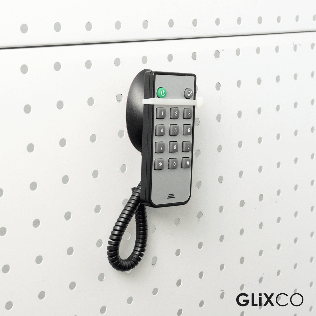 Cable Retráctil Imantado para Control Remoto / Soporte Magnético Antipérdida / Fijación en pared / Largo Max 80cm