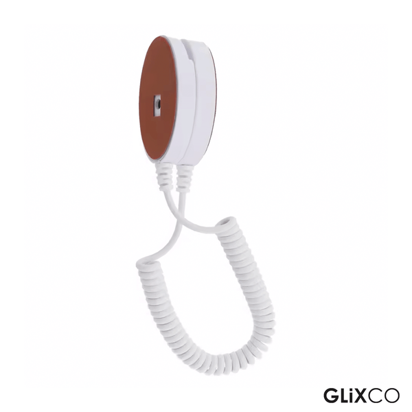 Cable Retráctil Imantado para Control Remoto / Soporte Magnético Antipérdida / Fijación en pared / Largo Max 80cm