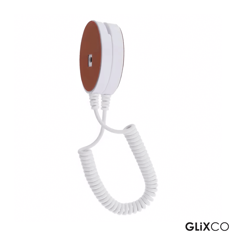 Cable Retráctil Imantado para Control Remoto / Soporte Magnético Antipérdida / Fijación en pared / Largo Max 80cm