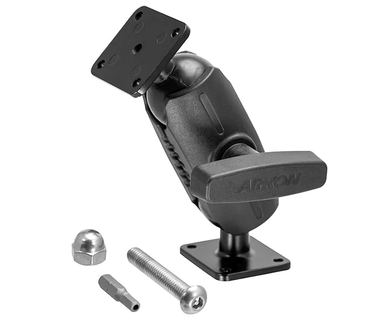Soporte AMPS de metal  robusto con herrajes de seguridad / compatible con bolas de 38 mm