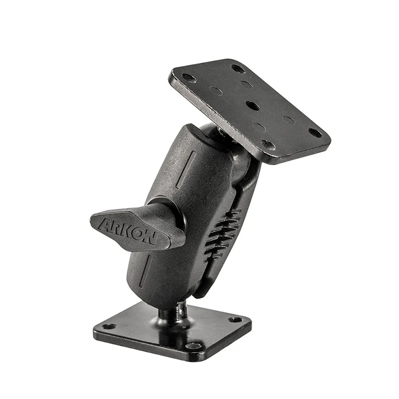 Soporte para GPS con montaje AMPS de metal robusto con herrajes de seguridad / compatible con bolas de 25 mm