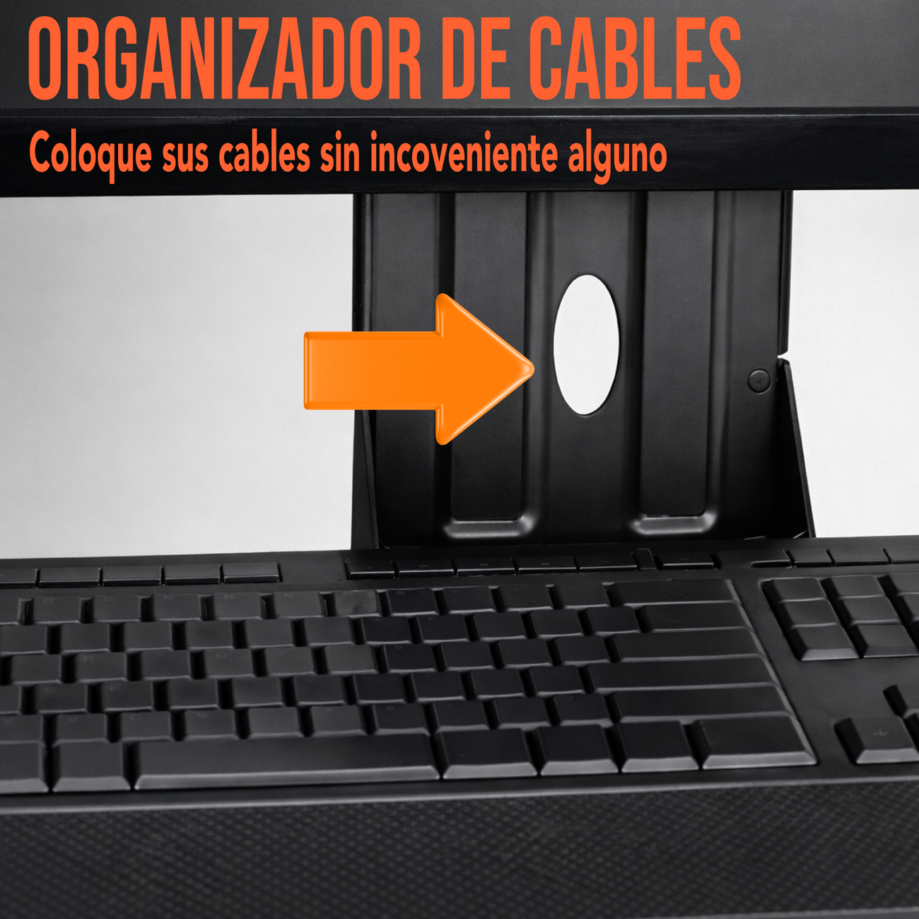 Rack Pared con Teclado para Monitor 13 a 27 Pulg