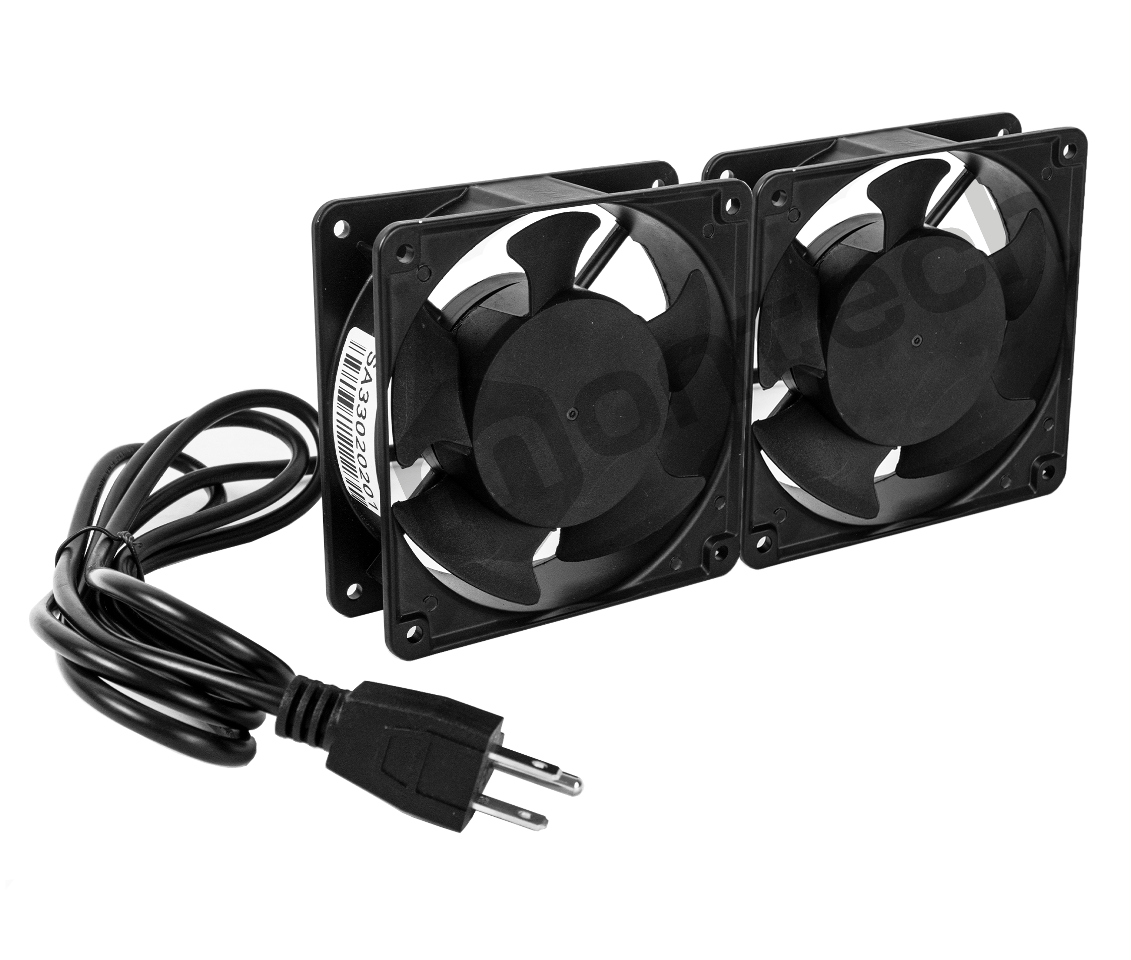 Kit de 2 Ventiladores para Gabinetes con Cable de Poder