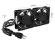 Kit de 2 Ventiladores para Gabinetes con Cable de Poder