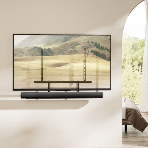 Soporte universal para barra de sonido para montaje en TV con VESA hasta 700 mm