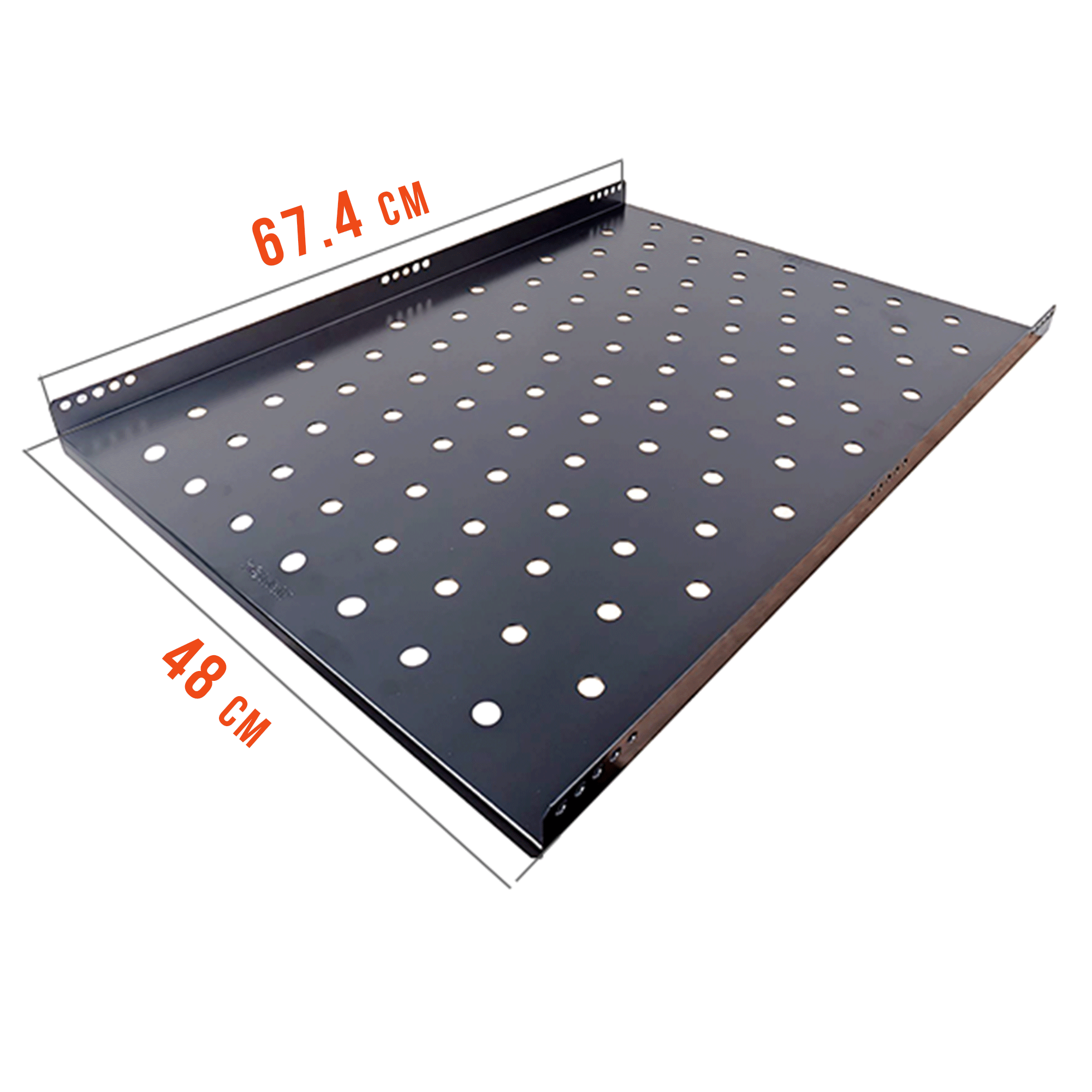 Bandeja Fija Soporta 60kg y 100Kg / 48x67.4 cm (AnchoxProf.)