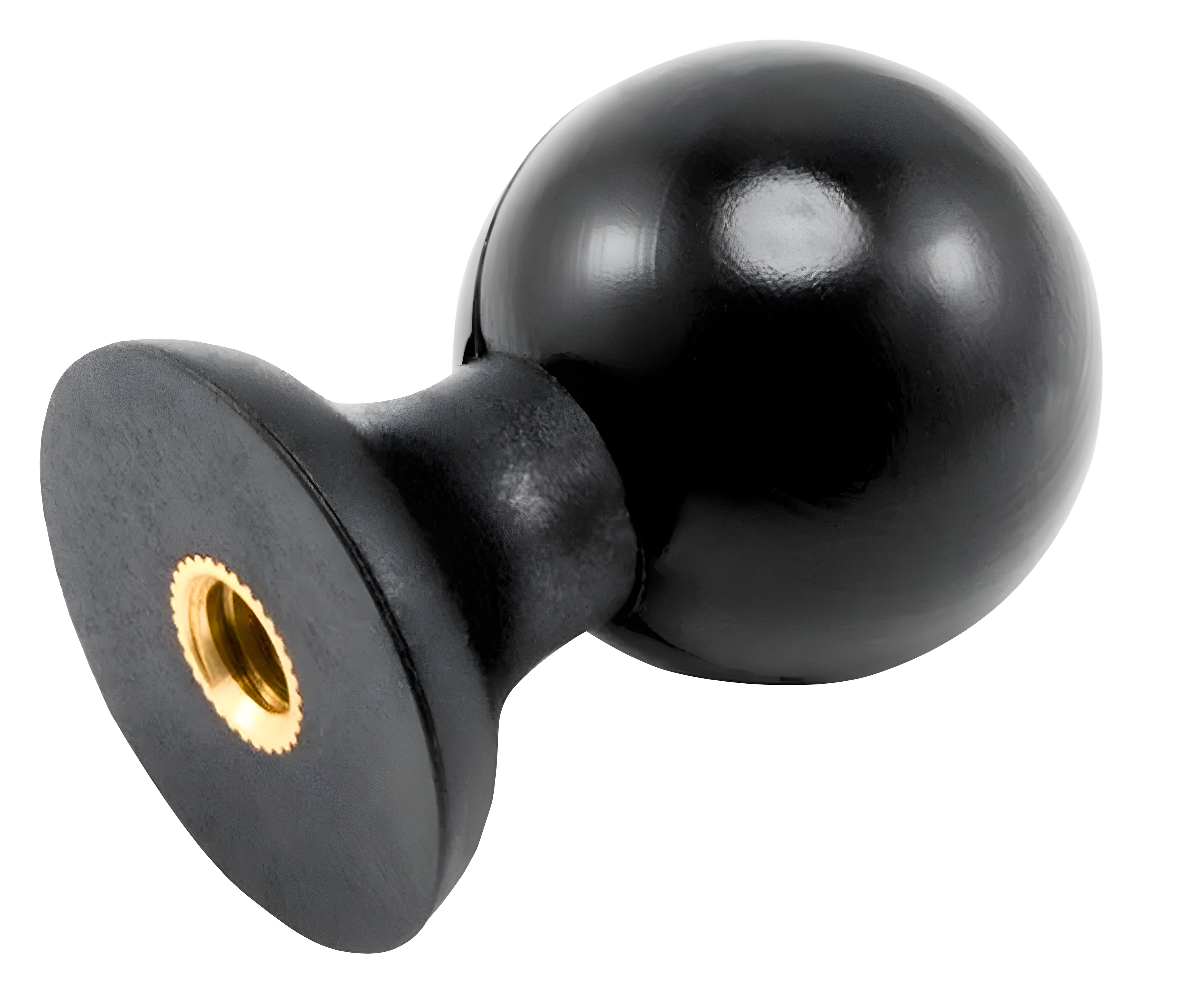 Repuesto - Perno de trípode de cámara de 1/4"-20 a adaptador de bola giratoria de 25 mm