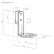 Soporte de Pared Ajustable para Parlante SONOS ERA 100