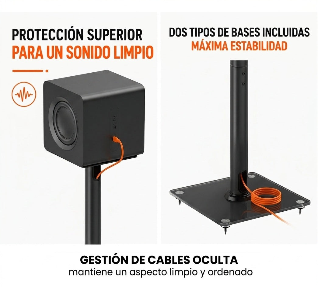 Soporte Parante Universal para  Parlante Altavoz (PAR)