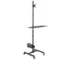 Pedestal con Ruedas para Monitor 17 a 32 pulg con Soporte para CPU y Teclado