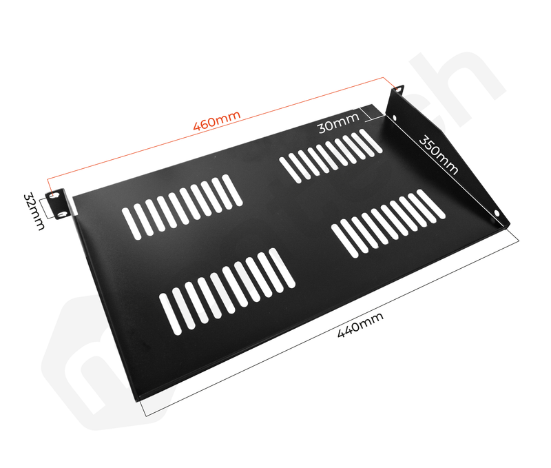 Bandeja para Servidores / 1RU / Profundidad 38 cm
