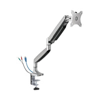 Rack Soporte con Gas Spring de Escritorio para Monitor 13 a 32 Pulg con Puerto USB