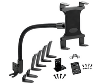 Soporte con brazo Flexible 55 cm para Tablet 7 a 18.4 Pulg / Fijación en asiento del auto y camiones