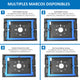KIOSCO PEDESTAL ANTIRROBO PARA TABLET iPAD 10.2 a 11 PULG / PANEL FRONTAL BRANDEABLE