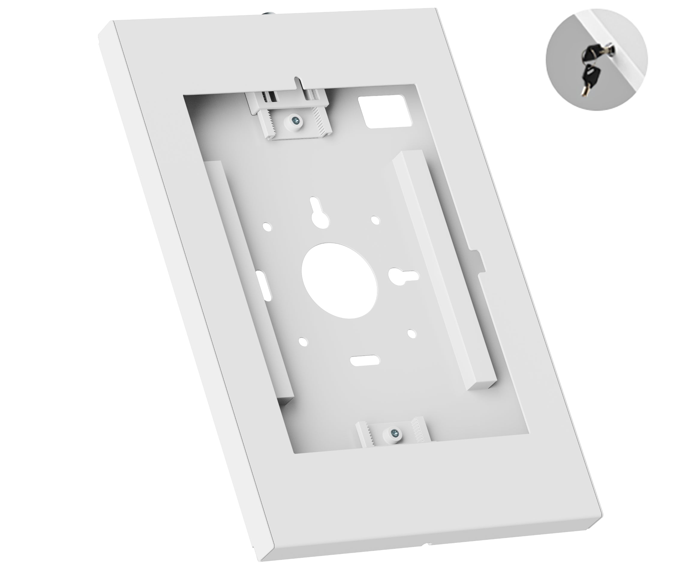 Soporte seguridad con Llave de Pared para Tablet iPad 9.7 a 11 Pulg