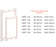 Soporte seguridad con Llave de Pared para Tablet iPad 9.7 a 11 Pulg