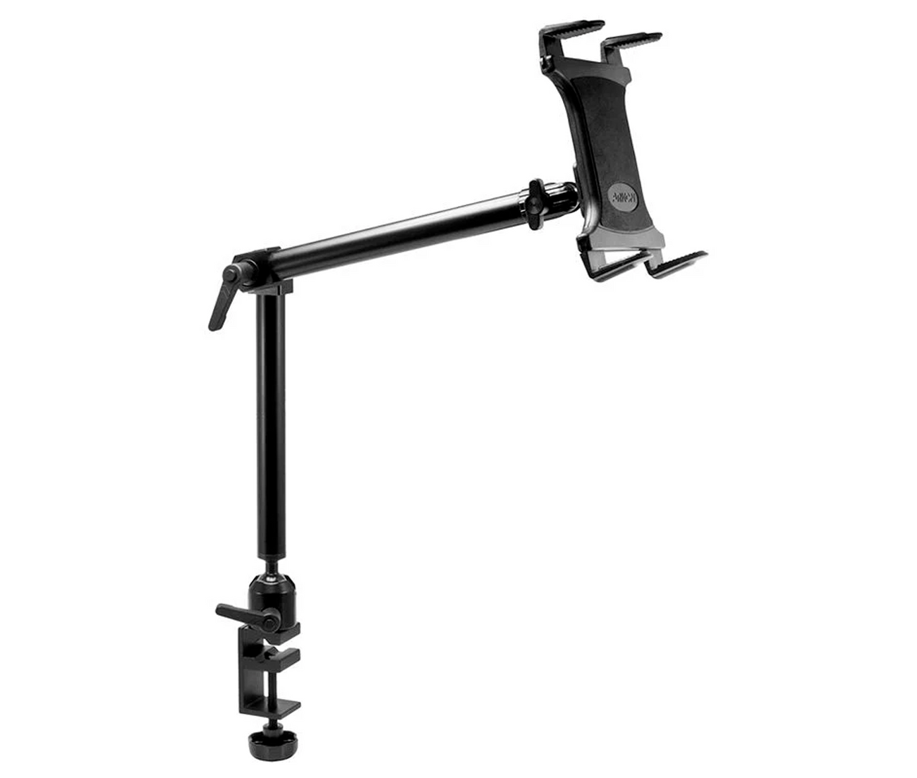 Soporte para tablet 7 a 18.4 Pulg - Montaje en Escritorio o Silla de Ruedas - Abrazadera tipo Prensa