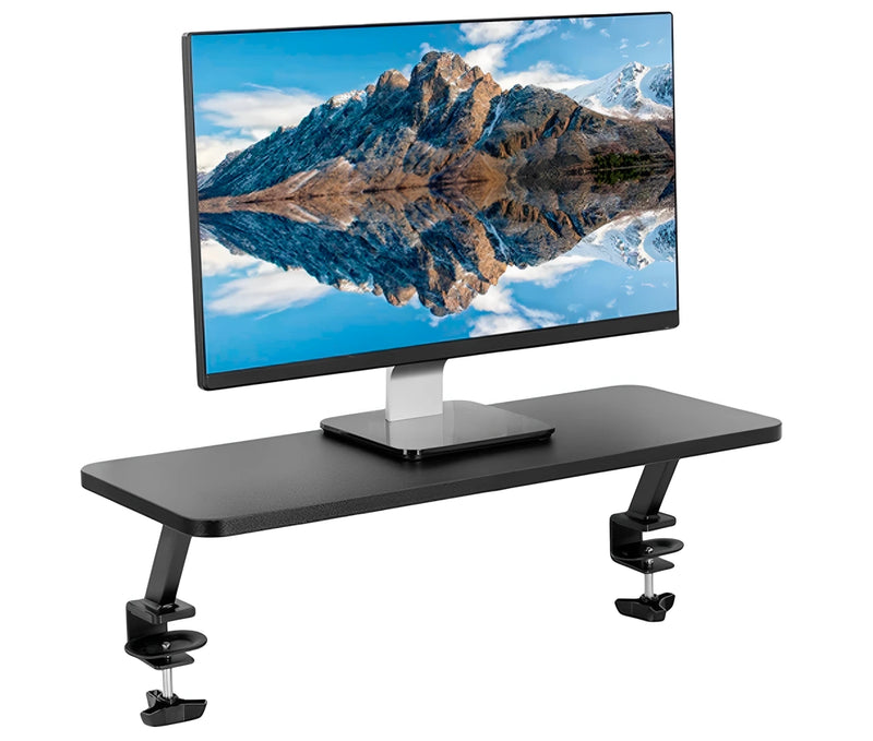 Soporte Elevador para 1 Monitor / Estante de Escritorio con Abrazadera