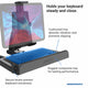 Soporte con brazo para Tablet 9-12 Pulg y Teclado / Fijación en asiento del auto y camiones