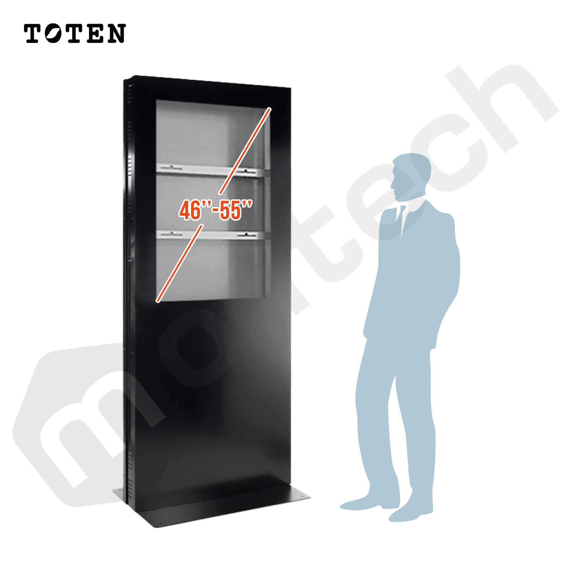 Tótem publicidad pantalla digital Tamaño 46 y 55 Pulgadas