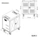 Coche Gabinete de Carga para Portatiles Tablet  Laptops 15.6 Pulg / 40 Puertos
