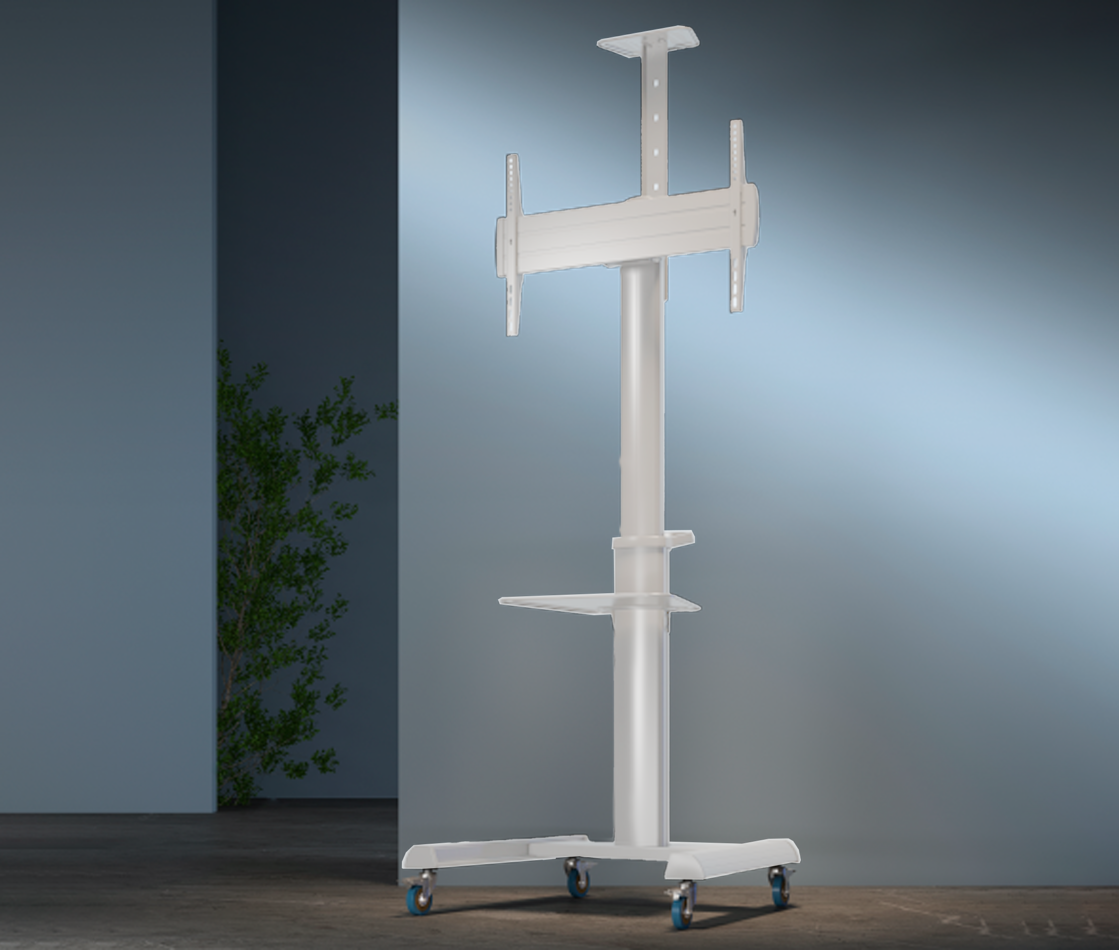 Pedestal con Rotación Vertical y Horizontal para TV 37 a 70 Pulg / VESA Max 600x400mm / Rotación 90° / Carga 70 kg